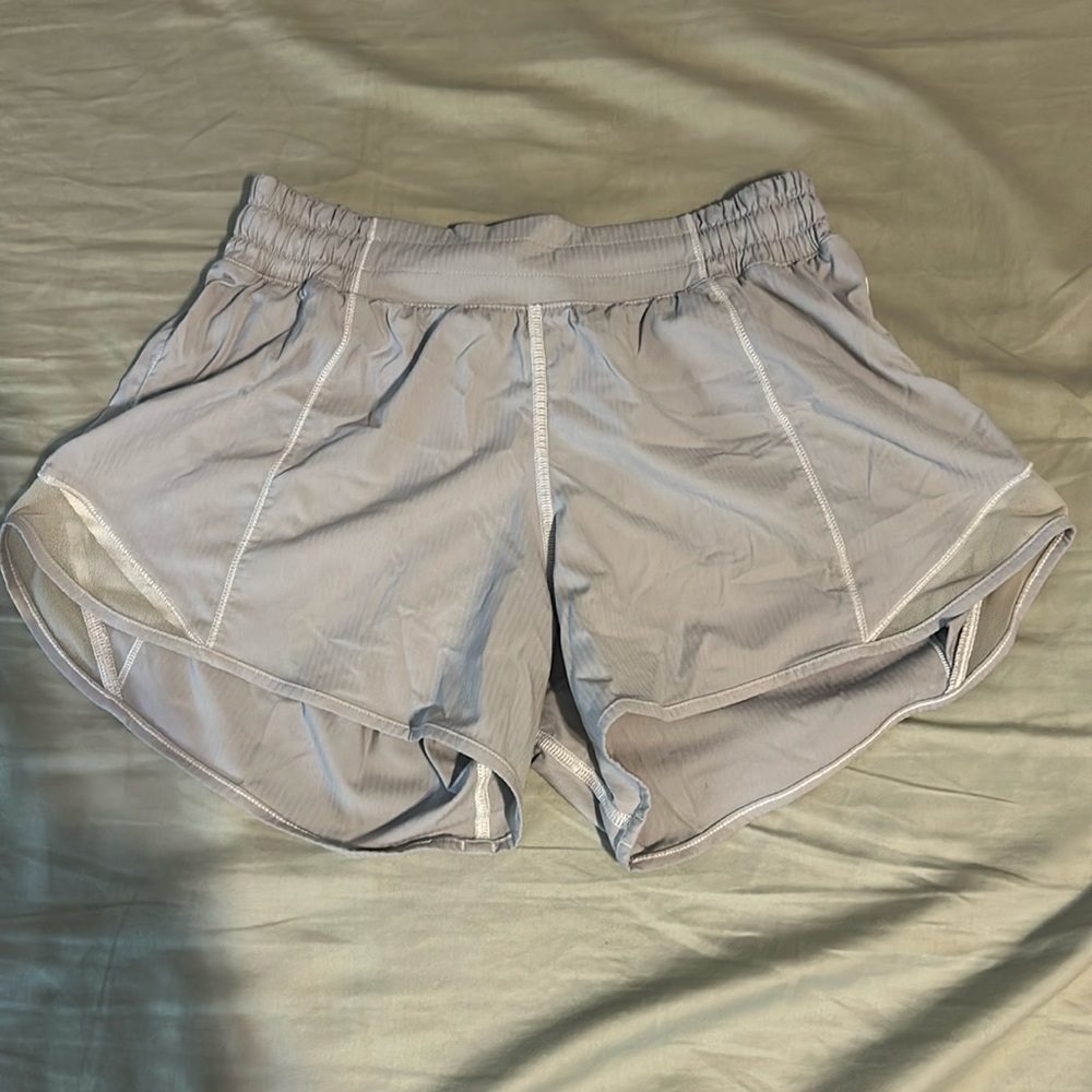 Lululemon grey hotty hot shorts
